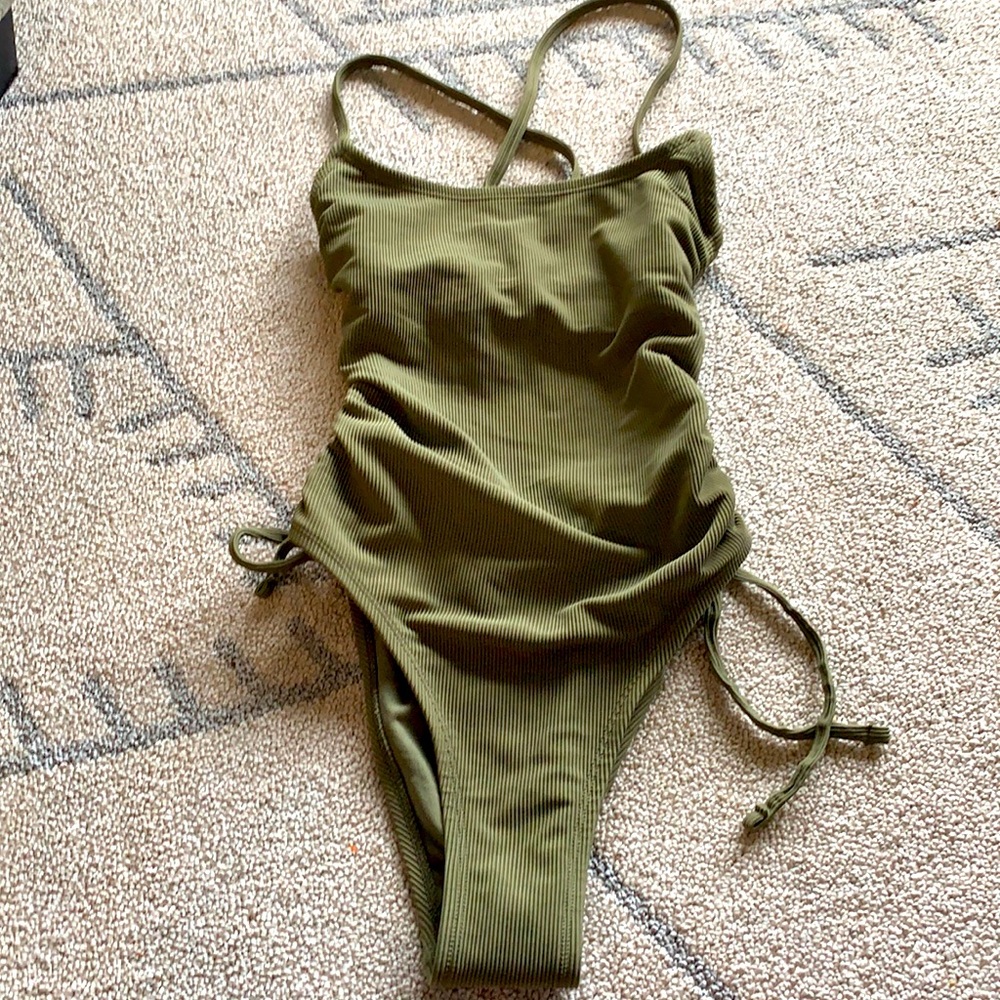 Olive green one piece